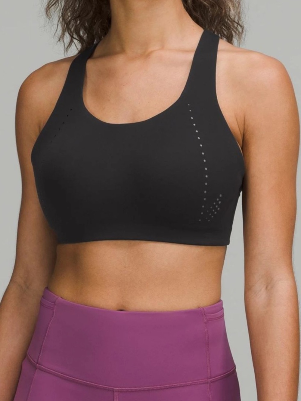Lululemon Sports Bra AirSupport Bra High Support Black size 38DD